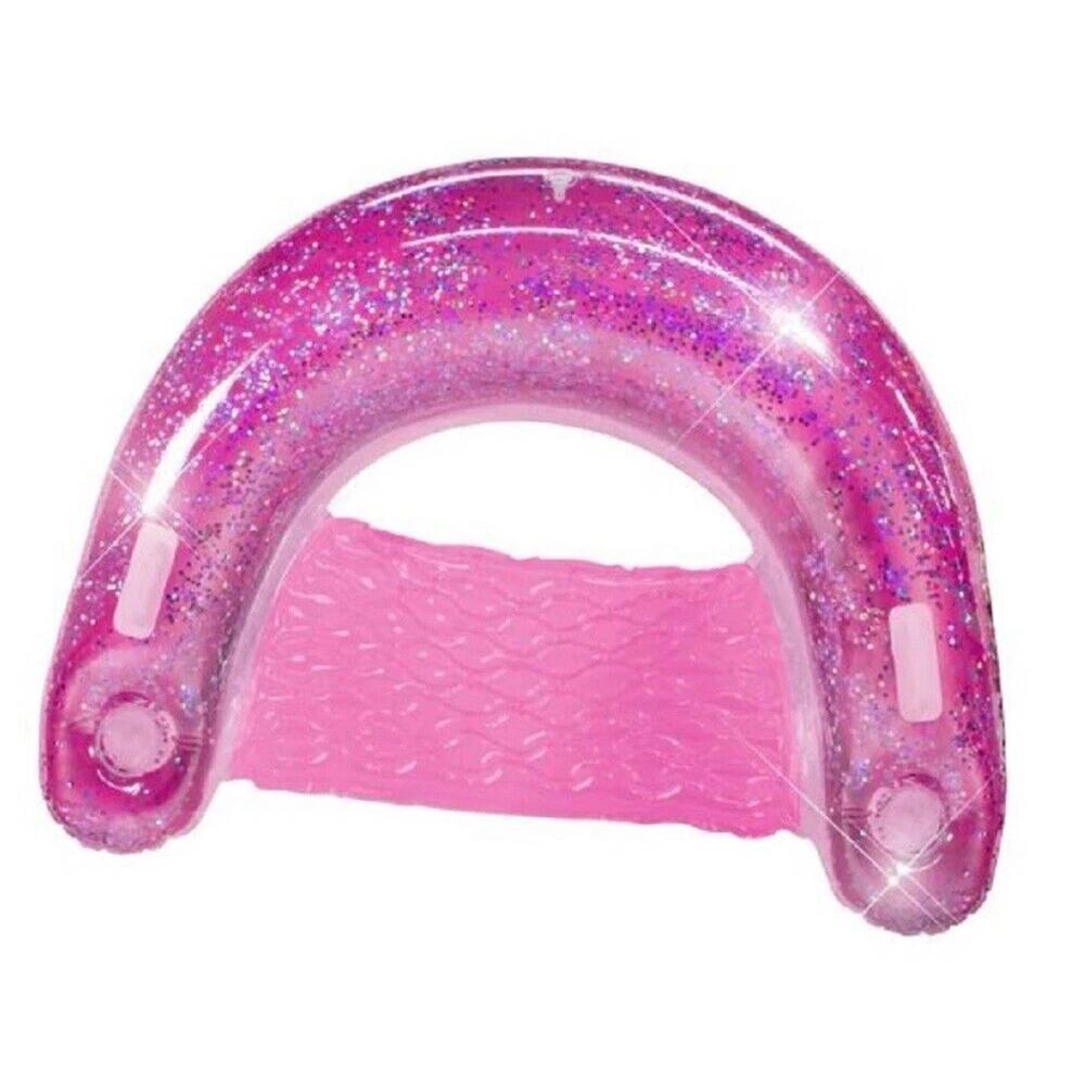 PoolCandy Orchid Glitter Inflatable Pool Sun Chair - Picture 8 of 9
